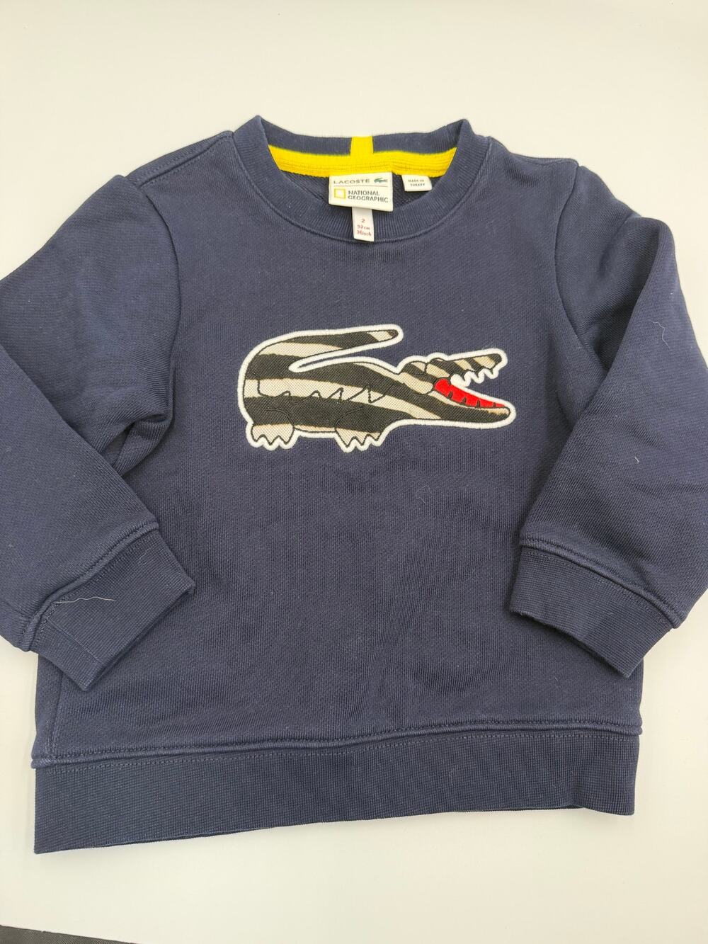 Lacoste x national geographic kids crewneck sweatshirt 2T